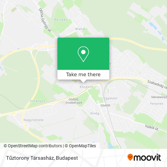 Tűztorony Társasház map