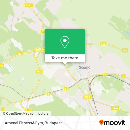 Arsenal Fitness&Gym map