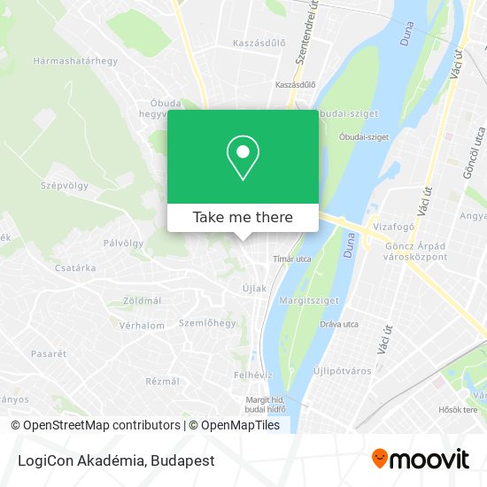 LogiCon Akadémia map