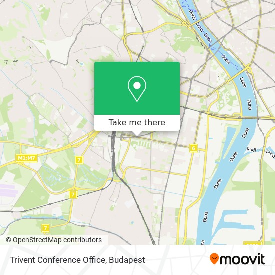 Trivent Conference Office map