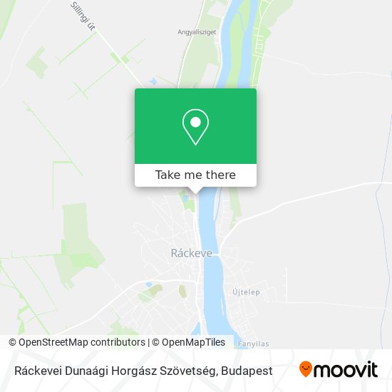 Ráckevei Dunaági Horgász Szövetség map