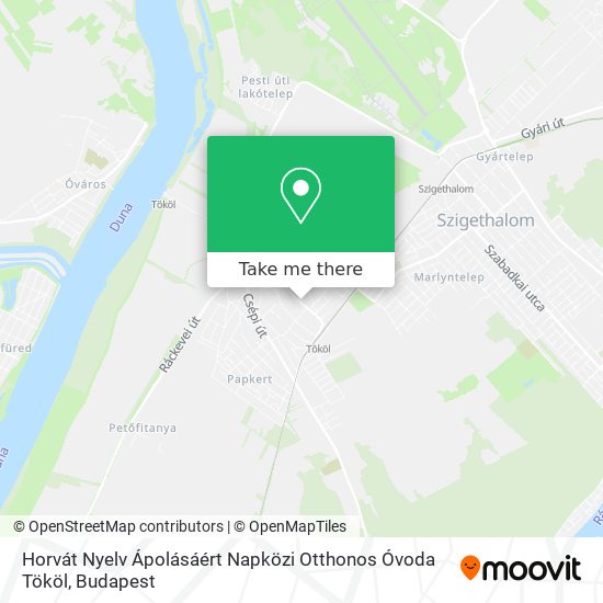 Horvát Nyelv Ápolásáért Napközi Otthonos Óvoda Tököl map