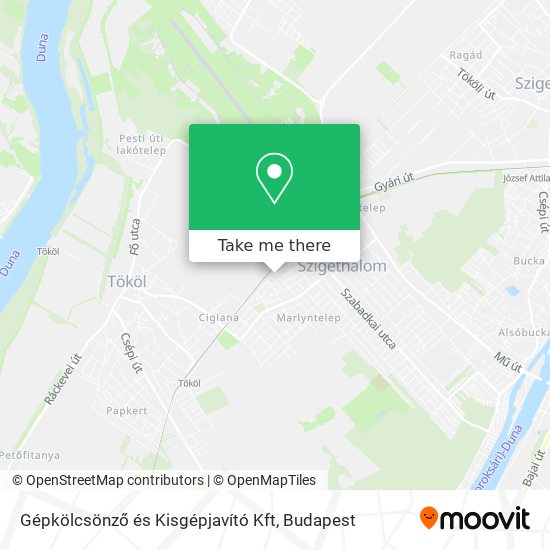 Gépkölcsönző és Kisgépjavító Kft map