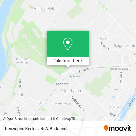 Keszispec Kerteszeti A map