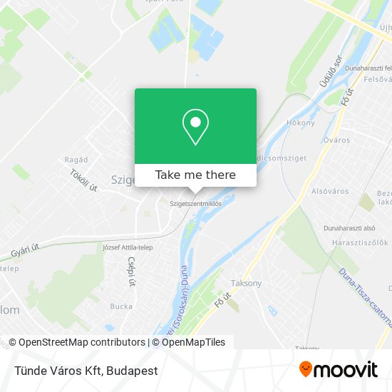 Tünde Város Kft map