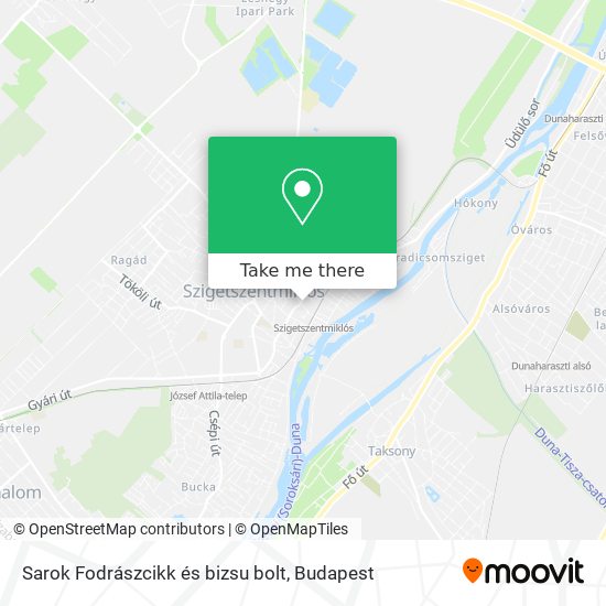 Sarok Fodrászcikk és bizsu bolt map