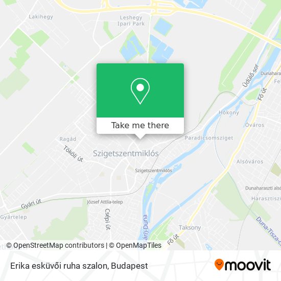 Erika esküvői ruha szalon map