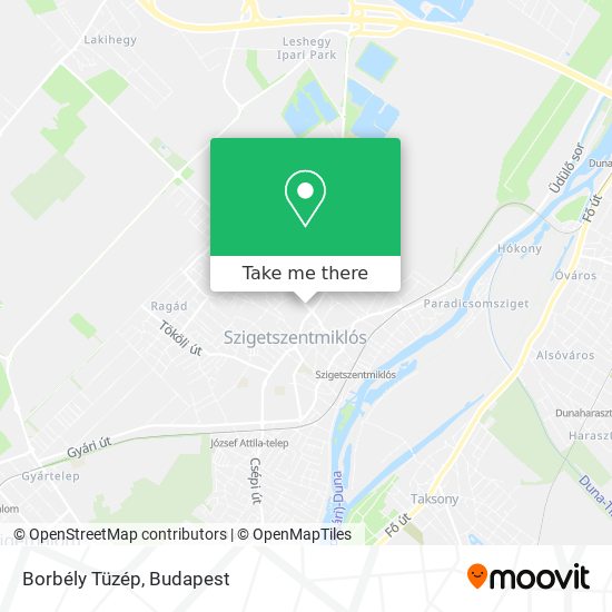 Borbély Tüzép map