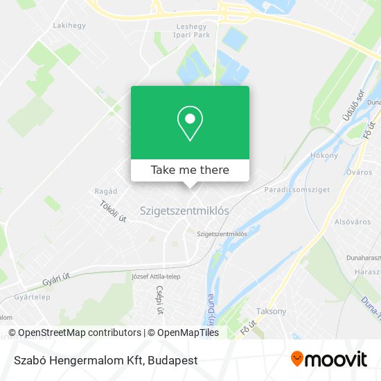 Szabó Hengermalom Kft map