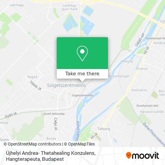 Újhelyi Andrea- Thetahealing Konzulens, Hangterapeuta map