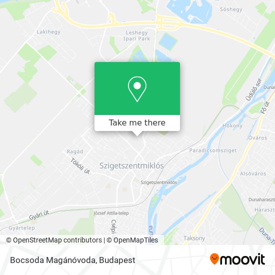 Bocsoda Magánóvoda map