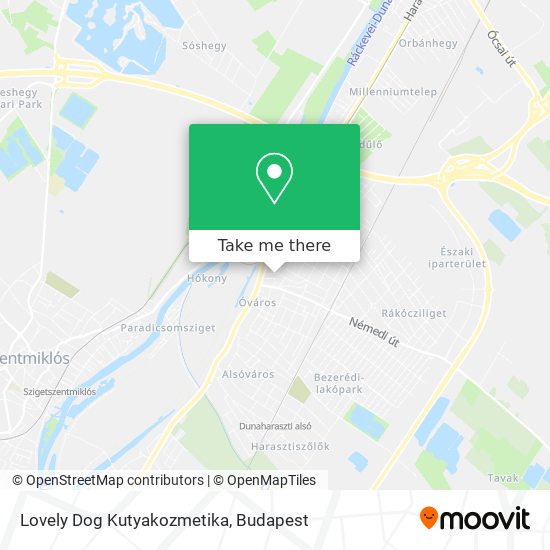 Lovely Dog Kutyakozmetika map