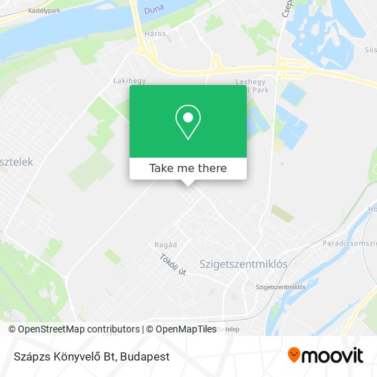 Szápzs Könyvelő Bt map
