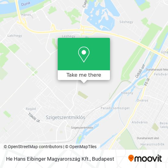 He Hans Eibinger Magyarország Kft. map
