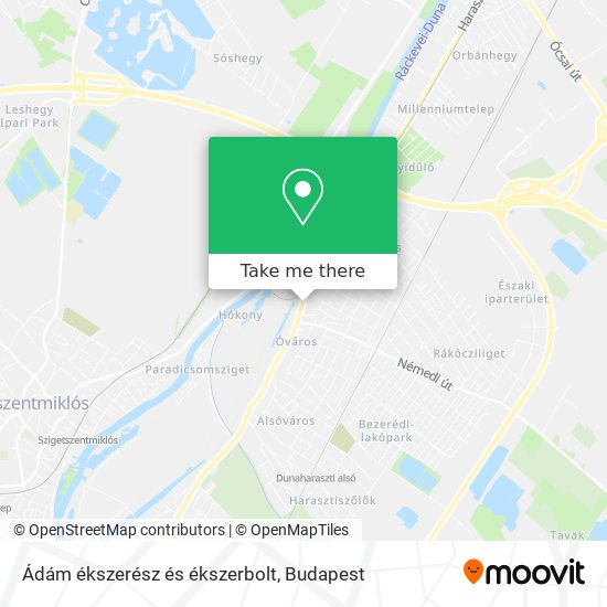 Ádám ékszerész és ékszerbolt map