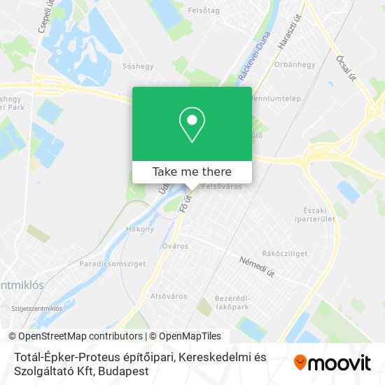 Totál-Épker-Proteus építőipari, Kereskedelmi és Szolgáltató Kft map