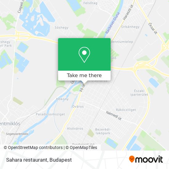 Sahara restaurant map