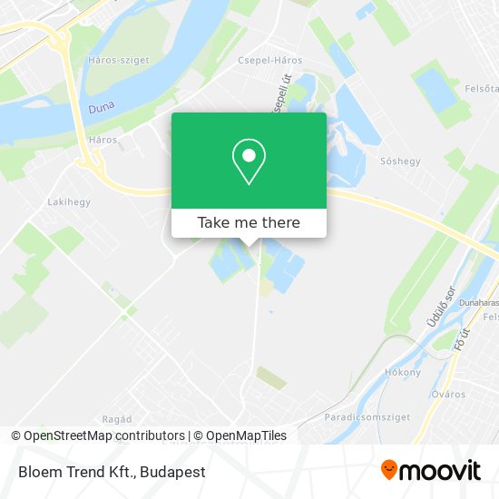 Bloem Trend Kft. map