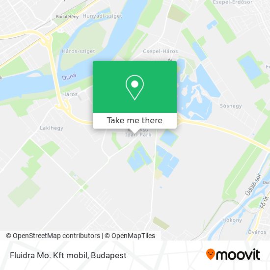 Fluidra Mo. Kft mobil map