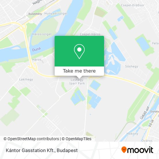 Kántor Gasstation Kft. map