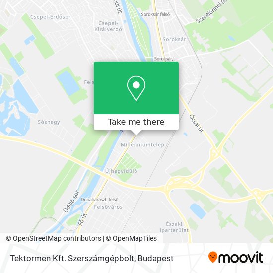Tektormen Kft. Szerszámgépbolt map