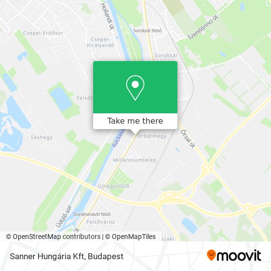 Sanner Hungária Kft map