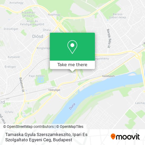 Tamaska Gyula Szerszamkeszito, Ipari Es Szolgaltato Egyeni Ceg map