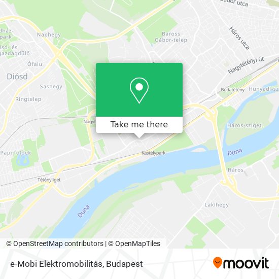 e-Mobi Elektromobilitás map