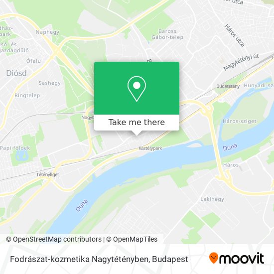 Fodrászat-kozmetika Nagytétényben map