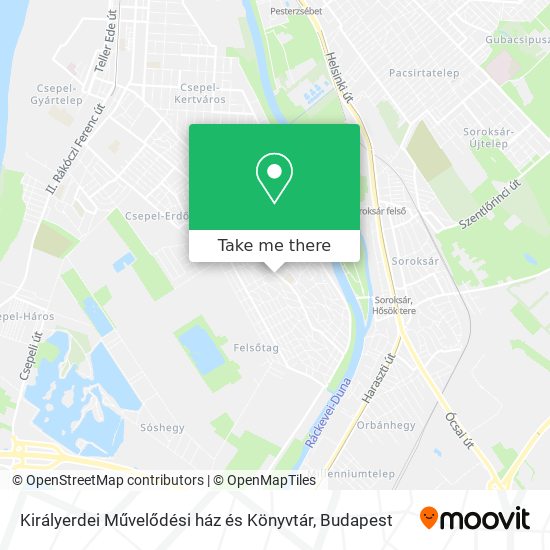 Királyerdei Művelődési ház és Könyvtár map