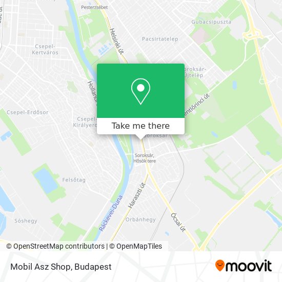 Mobil Asz Shop map