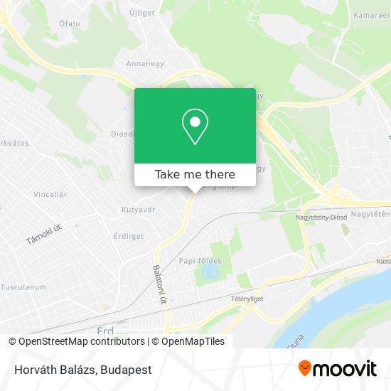 Horváth Balázs map