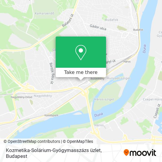 Kozmetika-Solárium-Gyógymasszázs üzlet map
