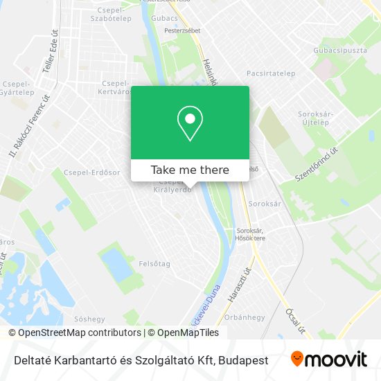 Deltaté Karbantartó és Szolgáltató Kft map