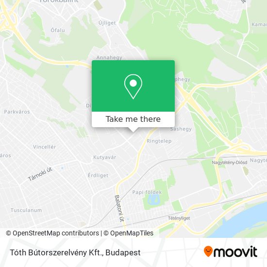 Tóth Bútorszerelvény Kft. map