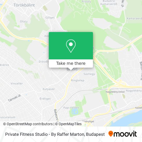 Private Fitness Studio - By Raffer Marton map