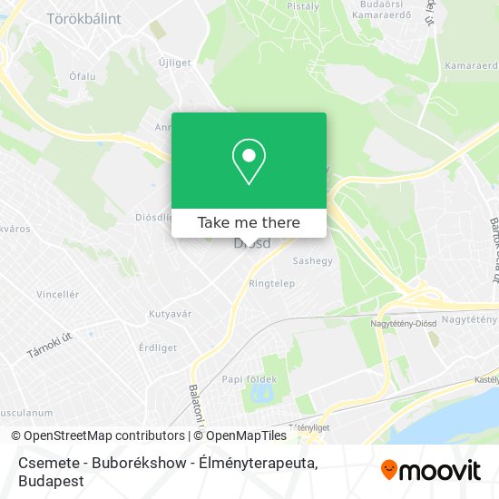 Csemete - Buborékshow - Élményterapeuta map