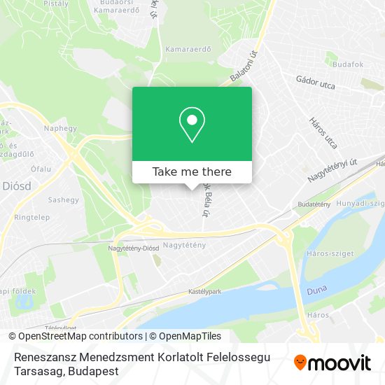 Reneszansz Menedzsment Korlatolt Felelossegu Tarsasag map