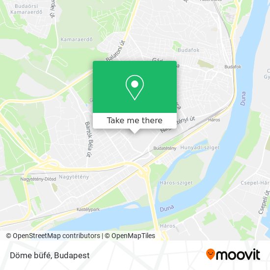 Döme büfé map