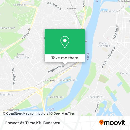 Oravecz és Társa Kft map