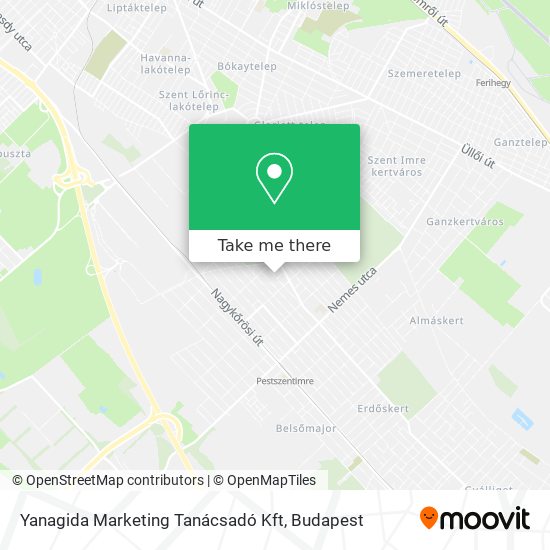Yanagida Marketing Tanácsadó Kft map