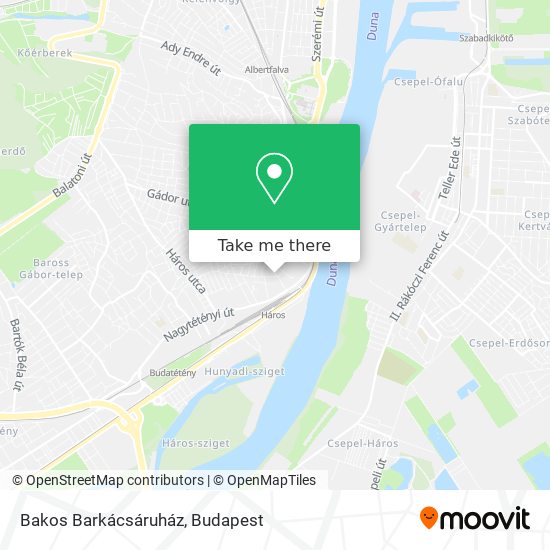 Bakos Barkácsáruház map