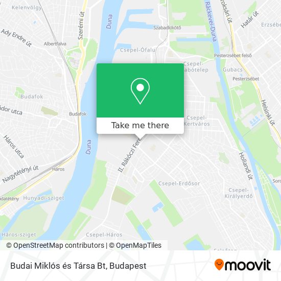 Budai Miklós és Társa Bt map