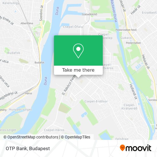 OTP Bank map