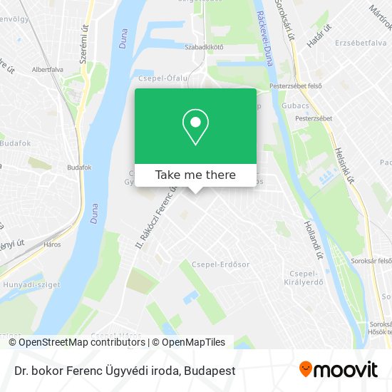 Dr. bokor Ferenc Ügyvédi iroda map