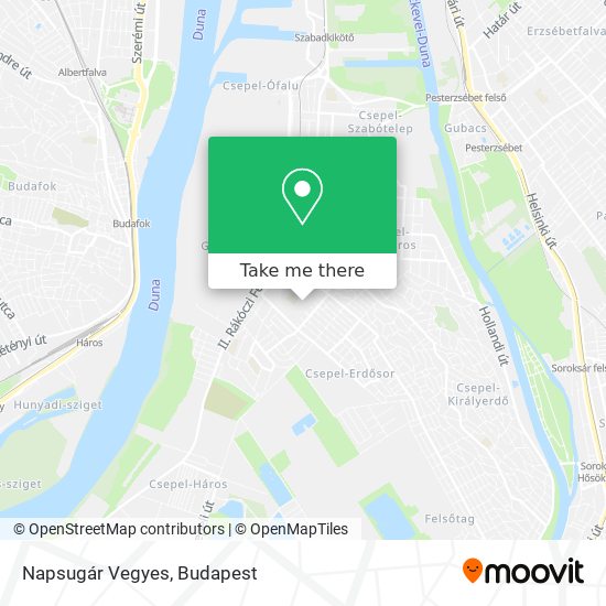 Napsugár Vegyes map