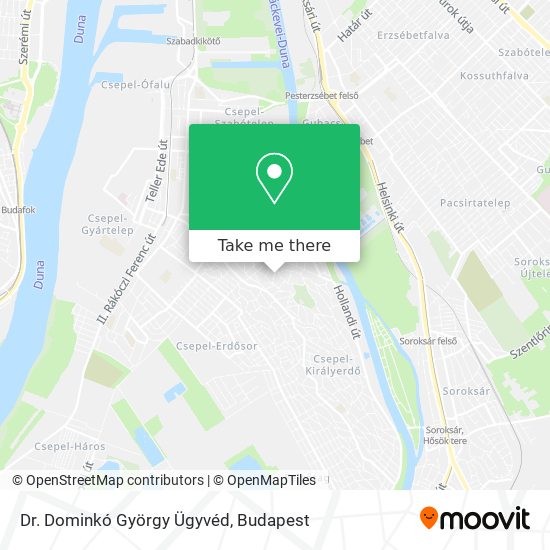 Dr. Dominkó György Ügyvéd map
