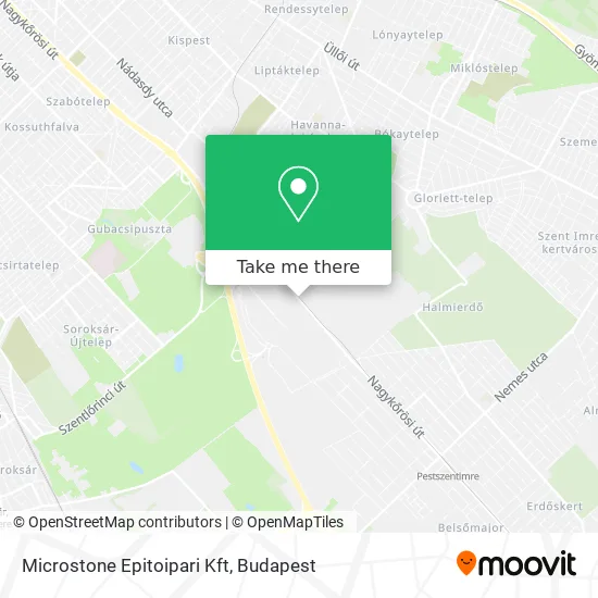 Microstone Epitoipari Kft map