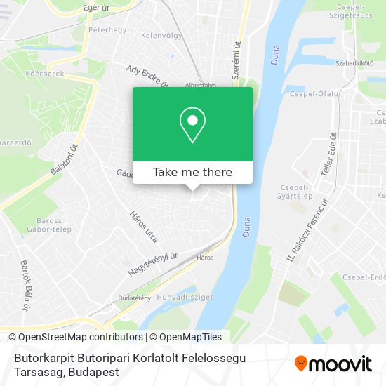 Butorkarpit Butoripari Korlatolt Felelossegu Tarsasag map