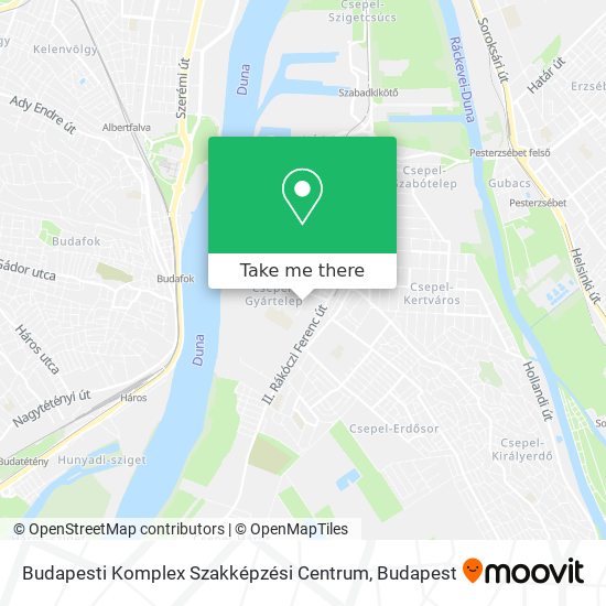 Budapesti Komplex Szakképzési Centrum map